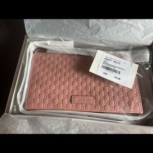 Gucci wallet with strap